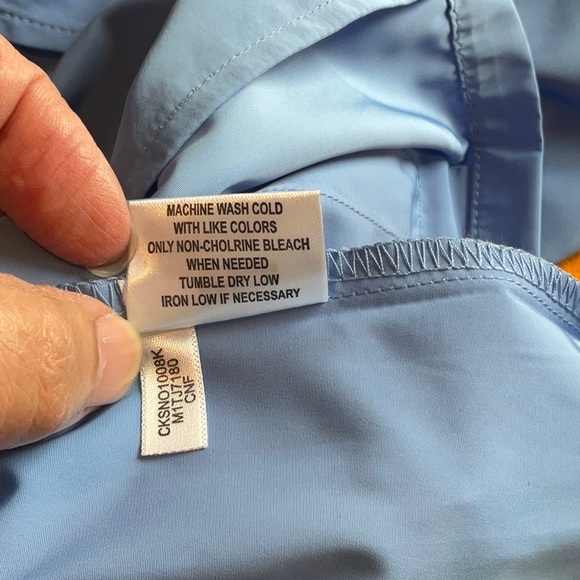 CALVIN KLEIN Blue Jacket Size M, NWT - Picture 15 of 15